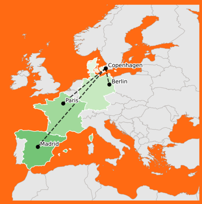 Map of Europe